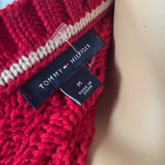 Tommy Hilfiger 100% Cotton Sweater Knit Bobble S - Picture 2 of 9